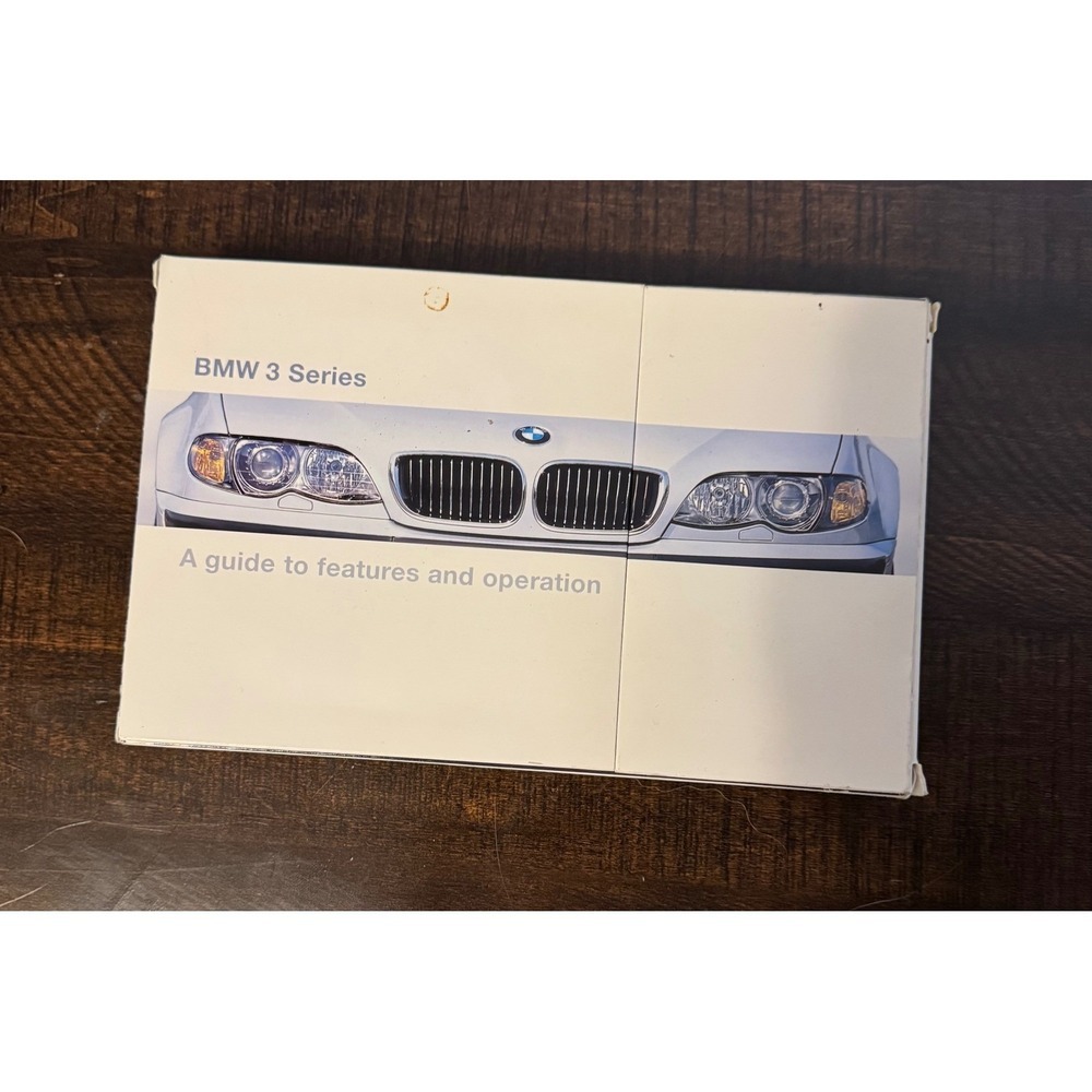BMW 3 Series E46 Guide to Features & Operation VHS CD-ROM Kit 88-88-0-000-009 B4